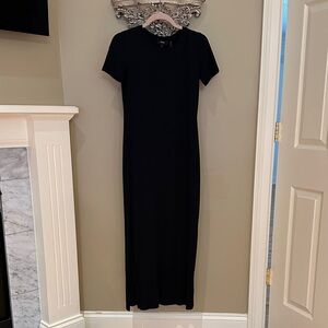 Theory Black Midi Dress